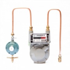 KIT MEDIDOR DE GÁS LAO 0.6 PARTE EXTERNA COM REGULADOR DE 7 KG DE VAZÃO/HR